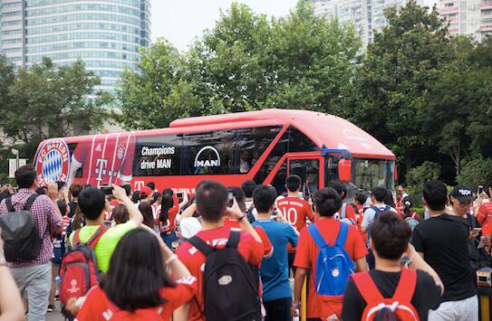 曼恩赞助2017国际冠军杯中国赛,德甲豪强身后