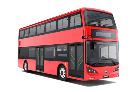 比亚迪K8S纯电动双层巴士